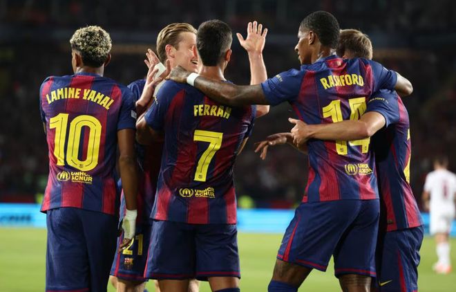 91分钟绝杀无效！巴萨爆大冷：3次落后3次扳平 亚马尔创欧冠历史