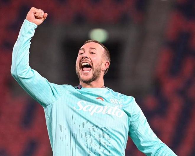 久违了，贝尔纳代斯基时隔6年再次在欧战中取得进球