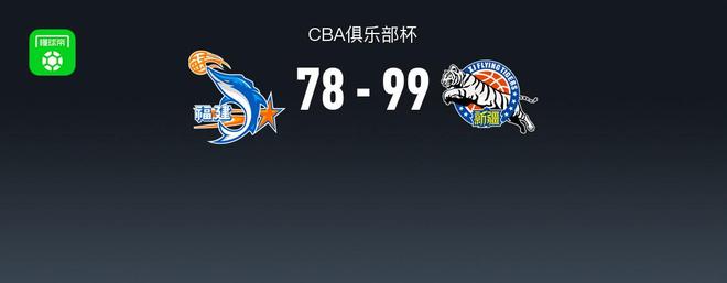 CBA俱樂部杯戰報：新疆99-78大勝福建，佈羅茲安斯基16分