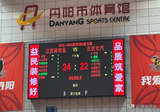 北京CBA潛力賽惜敗江蘇引熱議！媒體人吐槽北京首發平均年齡31歲